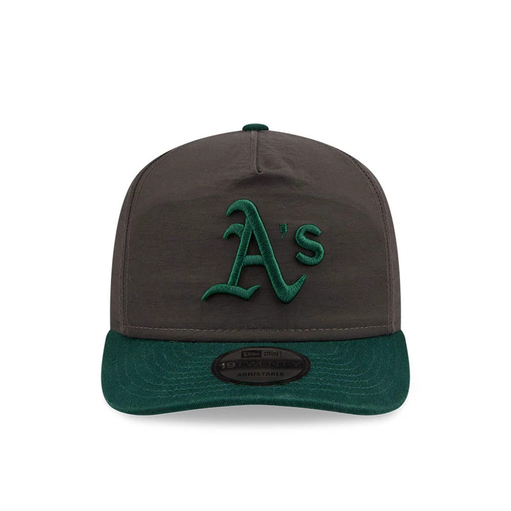 Pictured is this MLB Nylon Athletics 19TWENTY cap in Black. 3