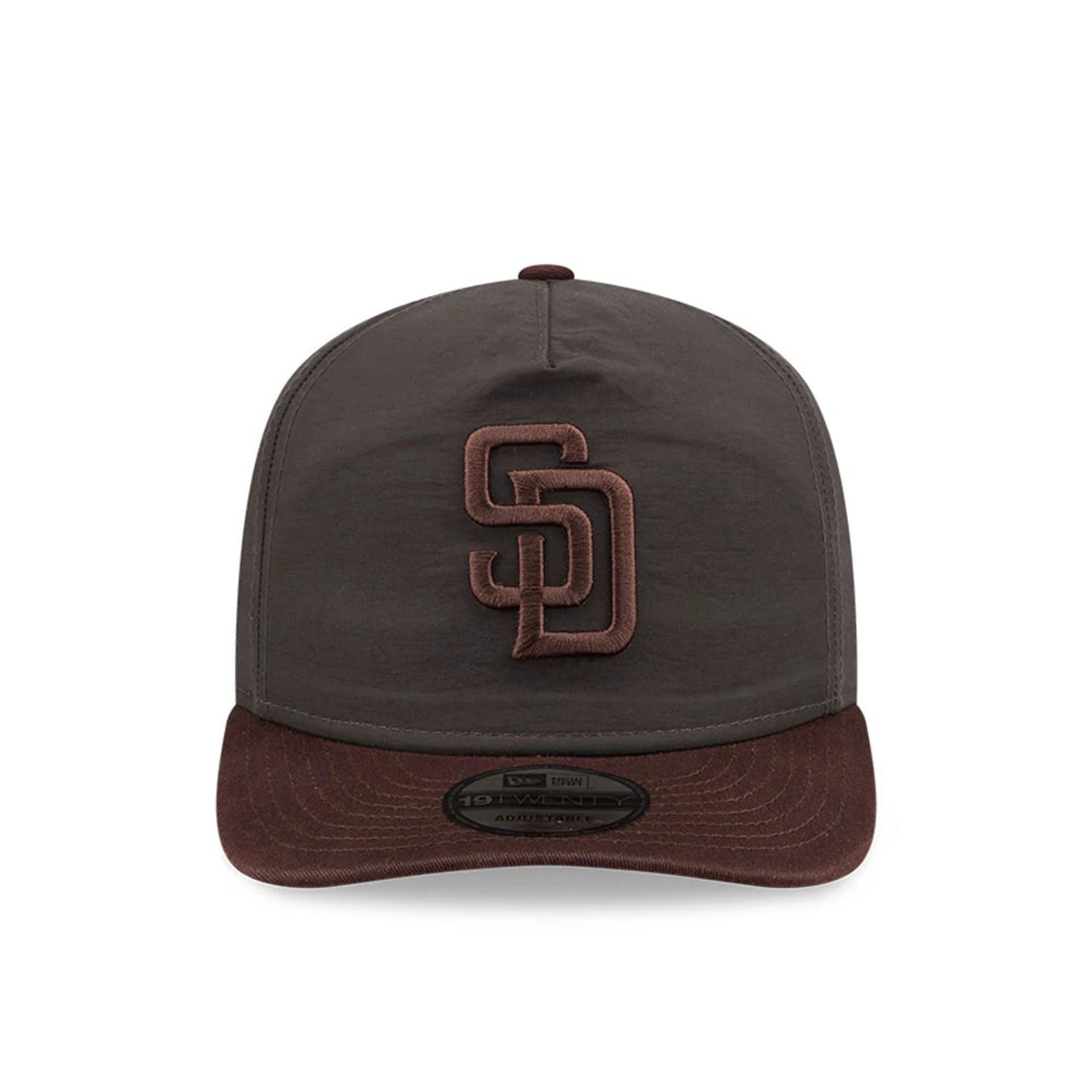 Pictured is this MLB Nylon San Diego Padres 19TWENTY cap in Black. 3