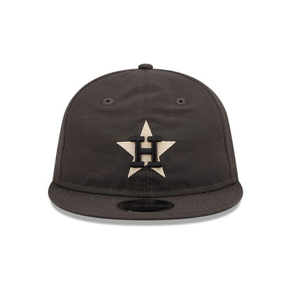 Pictured is this MLB Nylon Houston Astros Retro Crown 9FIFTY cap in black. 3