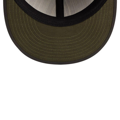 Pictured is this MLB Nylon Athletics Retro Crown 9FIFTY cap in black. 7