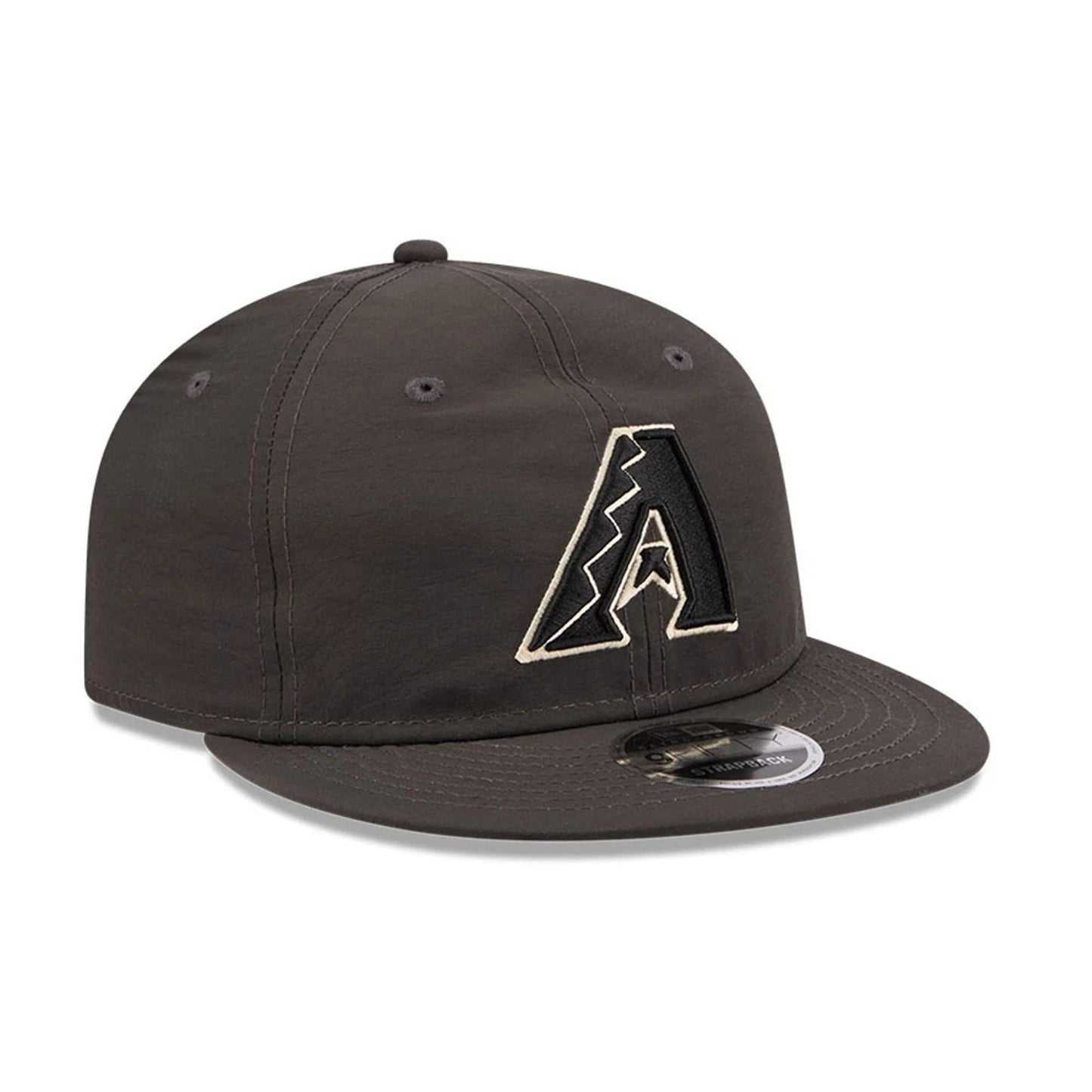 Pictured is this MLB Nylon Arizona Diamondbacks Retro Crown 9FIFTY cap in black. 4