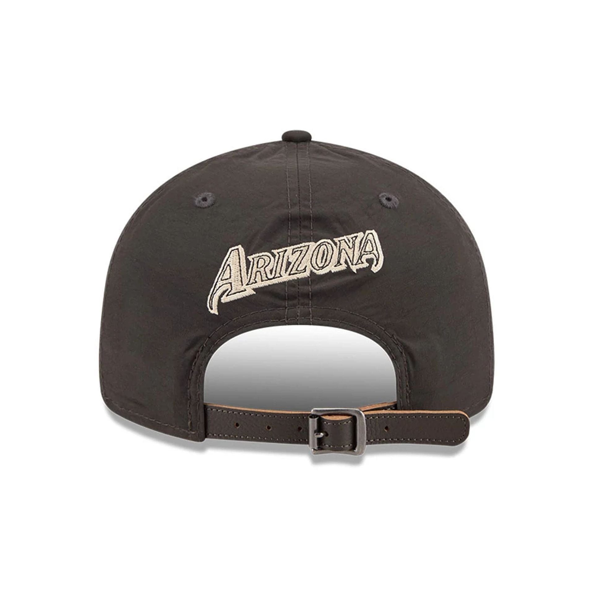 Pictured is this MLB Nylon Arizona Diamondbacks Retro Crown 9FIFTY cap in black. 2