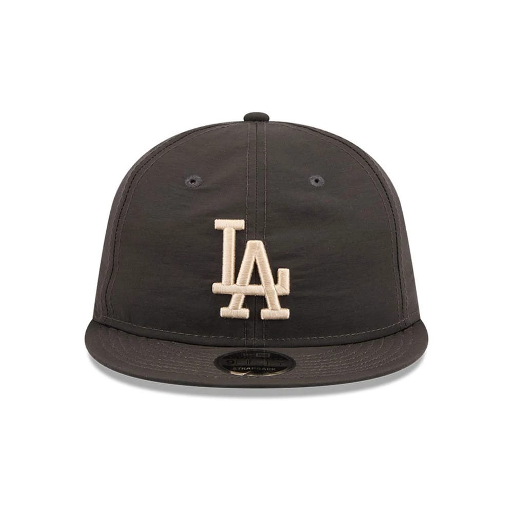 Pictured is this MLB Nylon LA Dodgers Retro Crown 9FIFTY cap in black. 4