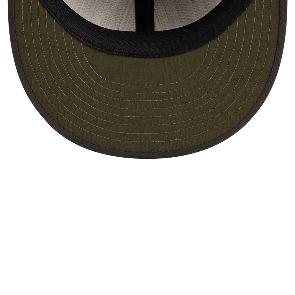 Pictured is this MLB Nylon LA Dodgers Retro Crown 9FIFTY cap in black. 3