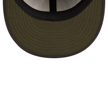 Pictured is this MLB Nylon Pittsburgh Pirates Retro Crown 9FIFTY cap in black. 7