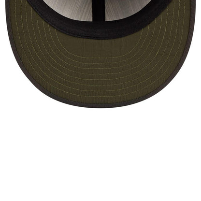 Pictured is this MLB Nylon Pittsburgh Pirates Retro Crown 9FIFTY cap in black. 7