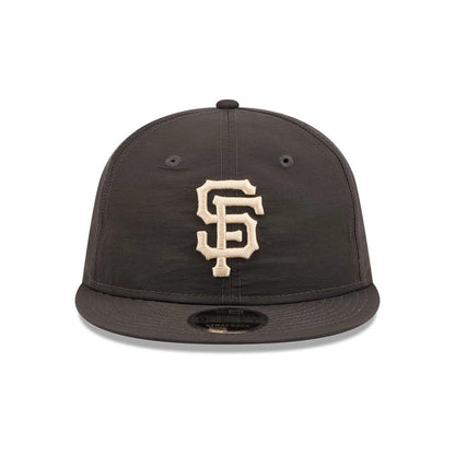 Pictured is this MLB Nylon San Francisco Giants Retro Crown 9FIFTY cap in black. 3