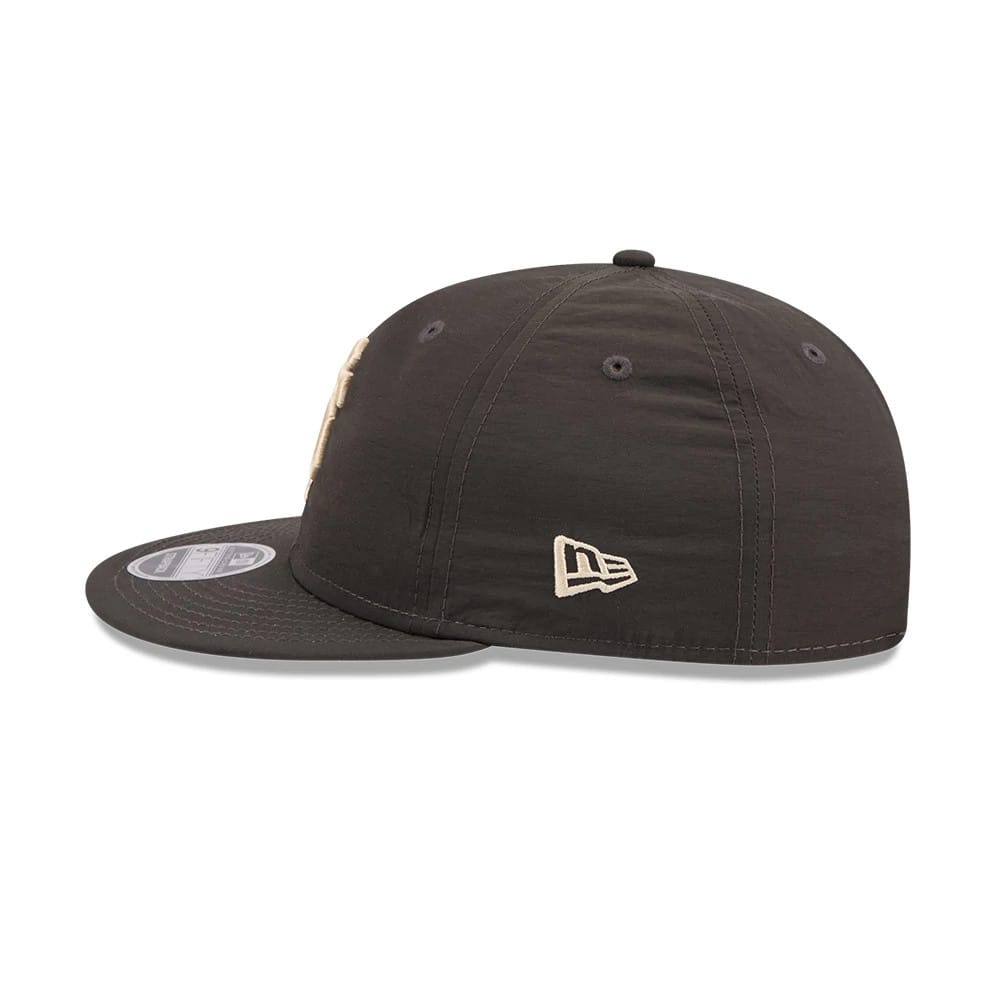 Pictured is this MLB Nylon San Francisco Giants Retro Crown 9FIFTY cap in black. 4