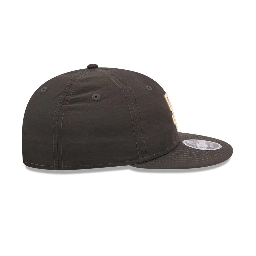 Pictured is this MLB Nylon San Diego Padres Retro Crown 9FIFTY cap in black. 6