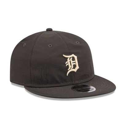 Pictured is this MLB Nylon Detroit Tigers Retro Crown 9FIFTY cap in black. 4