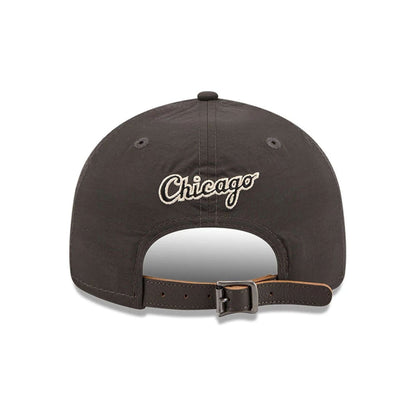 Pictured is this MLB Nylon Chicago White Sox Retro Crown 9FIFTY cap in black. 2