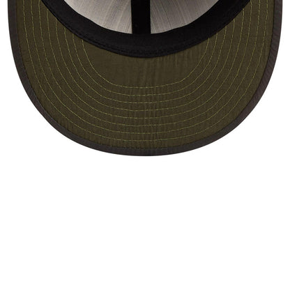 Pictured is this MLB Nylon Atlanta Braves Retro Crown 9FIFTY cap in black. 7