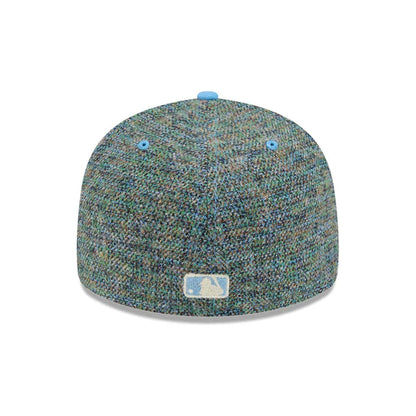 Pictured is this MLB Tweedy Cotton Boston Red Sox 59FIFTY Fitted cap in pastel blue. 7