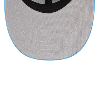 Pictured is this MLB Tweedy Cotton Boston Red Sox 59FIFTY Fitted cap in pastel blue. 2