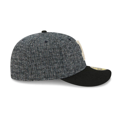 Pictured is this MLB Tweedy Cotton LA Dodgers 59FIFTY Fitted cap in black. 6