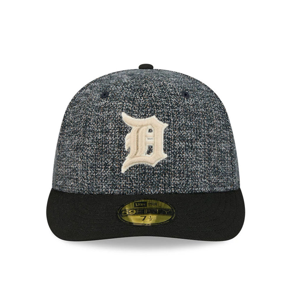 Pictured is this MLB Tweedy Cotton LA Dodgers 59FIFTY Fitted cap in black. 3