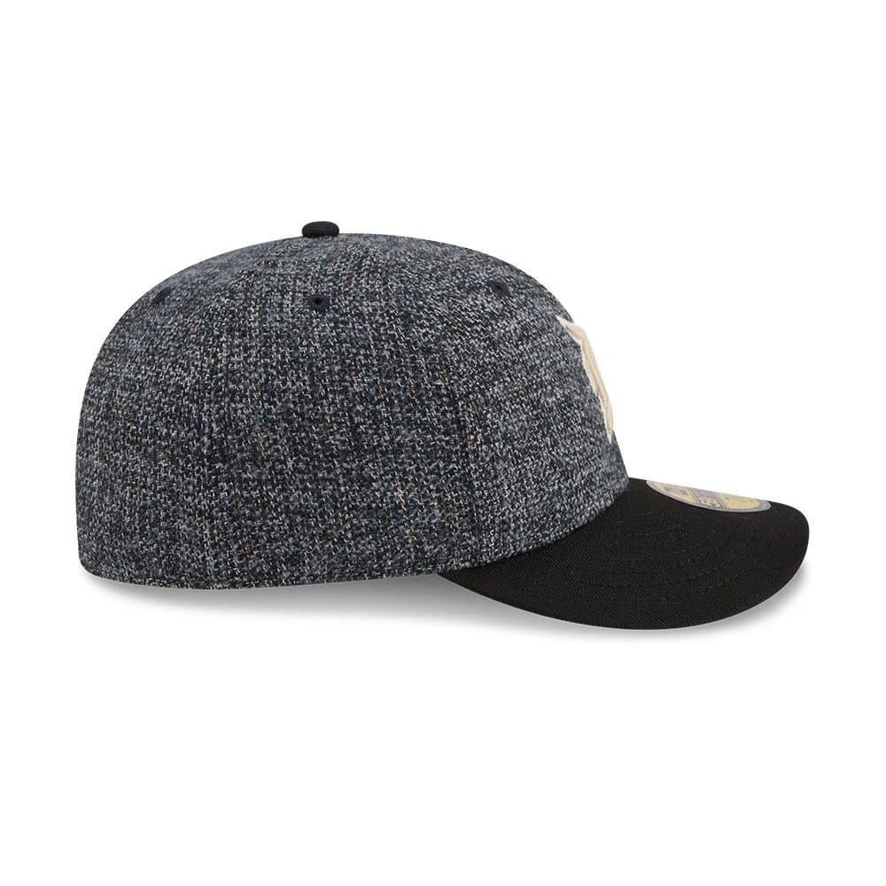 Pictured is this MLB Tweedy Cotton Detroit Tigers 59FIFTY Fitted cap in black. 6