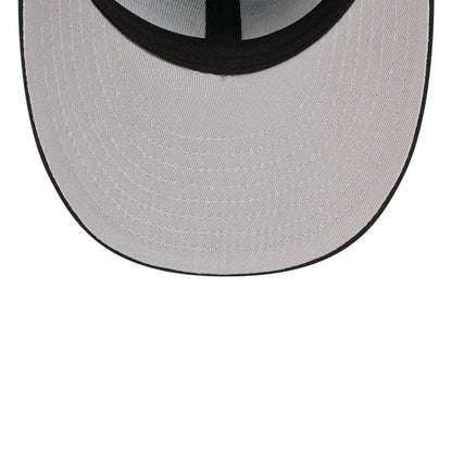 Pictured is this MLB Tweedy Cotton Chicago Cubs 59FIFTY Fitted cap in black. 2