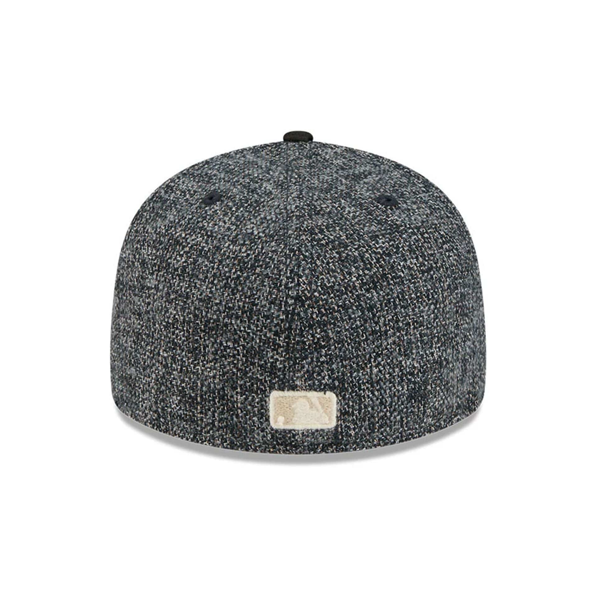 Pictured is this MLB Tweedy Cotton New York Yankees 59FIFTY Fitted cap in black. 7