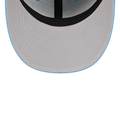 Pictured is this MLB Tweedy Cotton LA Dodgers 59FIFTY Fitted cap in pastel blue. 2