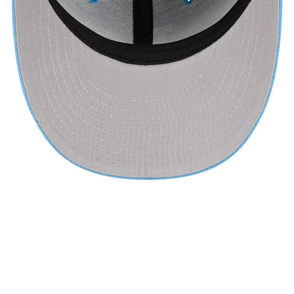 Pictured is this MLB Tweedy Cotton LA Dodgers 59FIFTY Fitted cap in pastel blue. 2