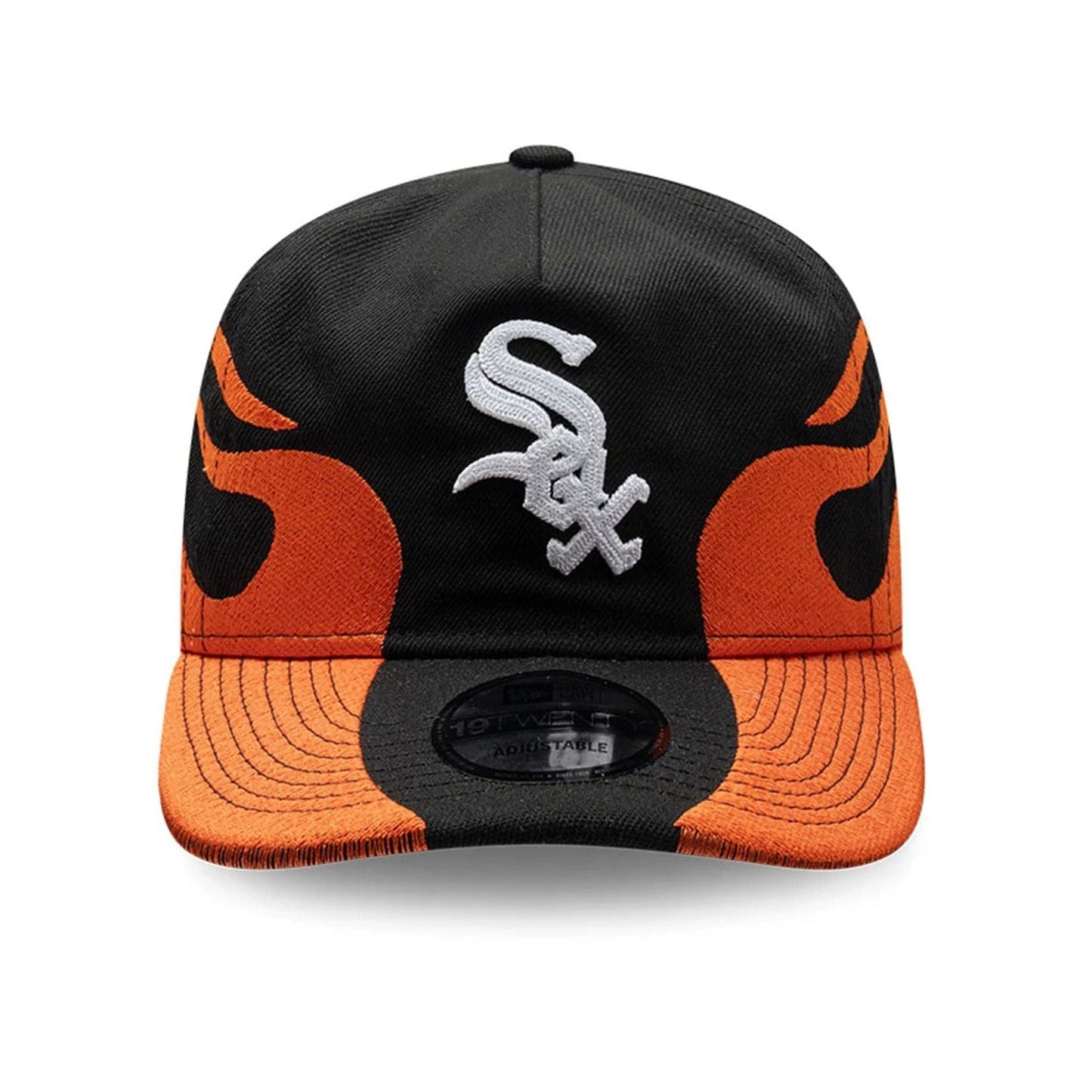 Pictured is this MLB Flame Chicago White Sox 19TWENTY cap in black. 3
