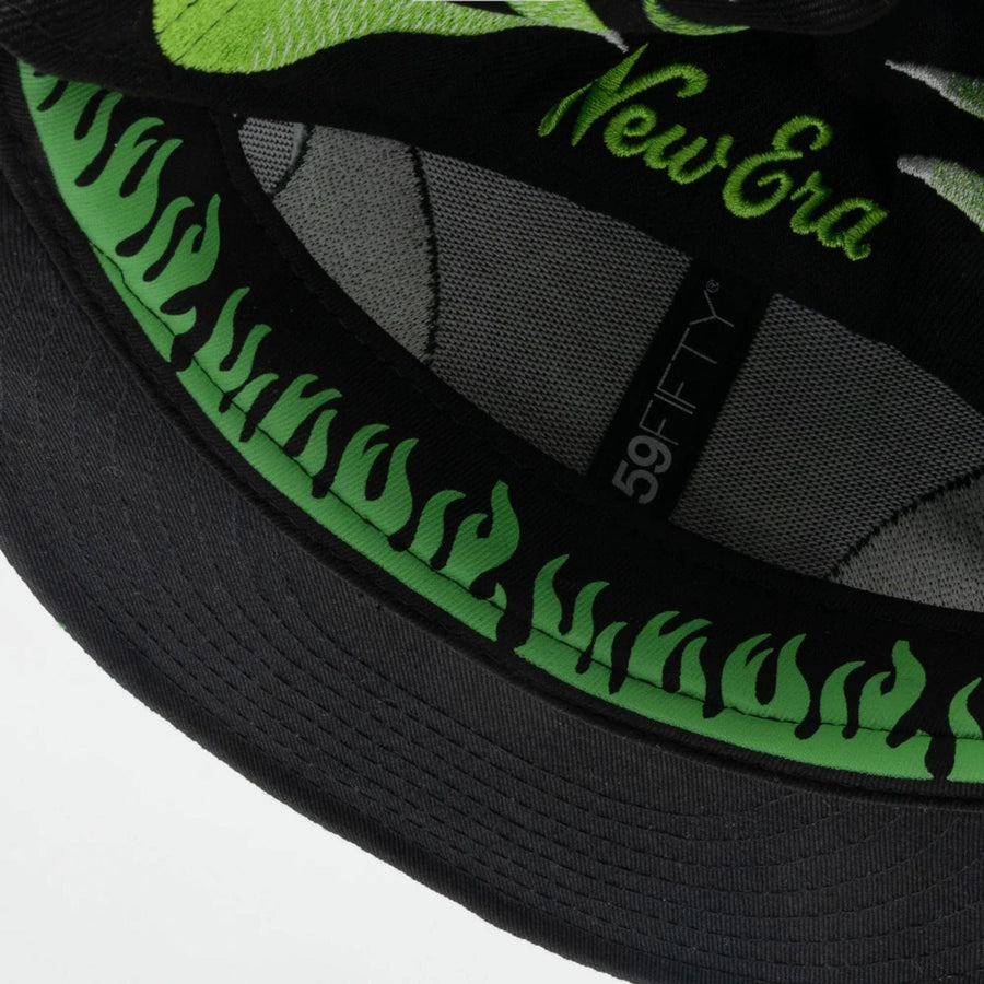 Pictured is this New Era Flame 59FIFTY Fitted cap in black. 6