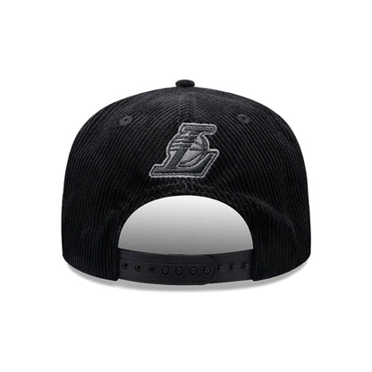 Pictured is this NBA Old English LA Lakers 9FIFTY Snapback cap in black. 4