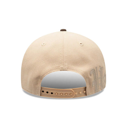 Pictured is this MLB Gothic Script New York Yankees Retro Crown 9FIFTY cap in beige. 5