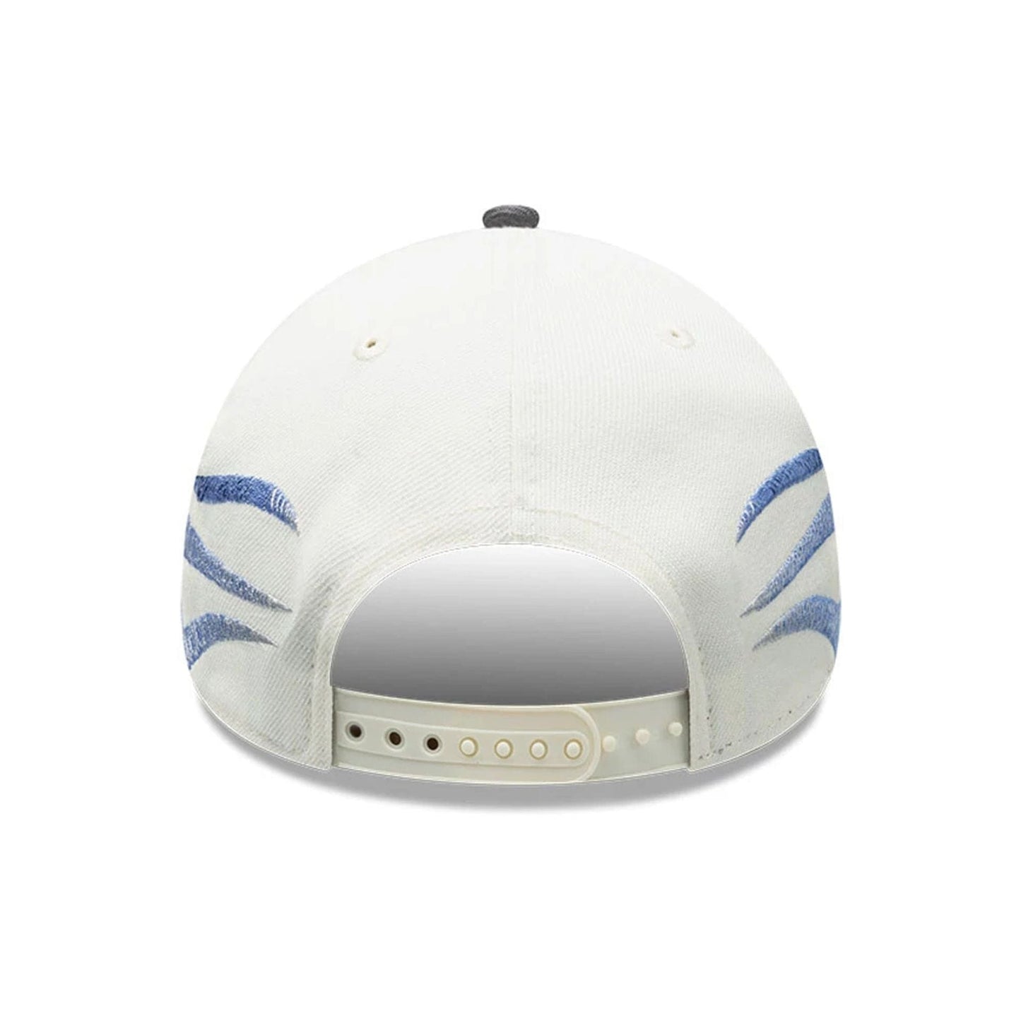 Pictured is this MLB Flame LA Dodgers 9FORTY A-Frame cap in Cream. 5