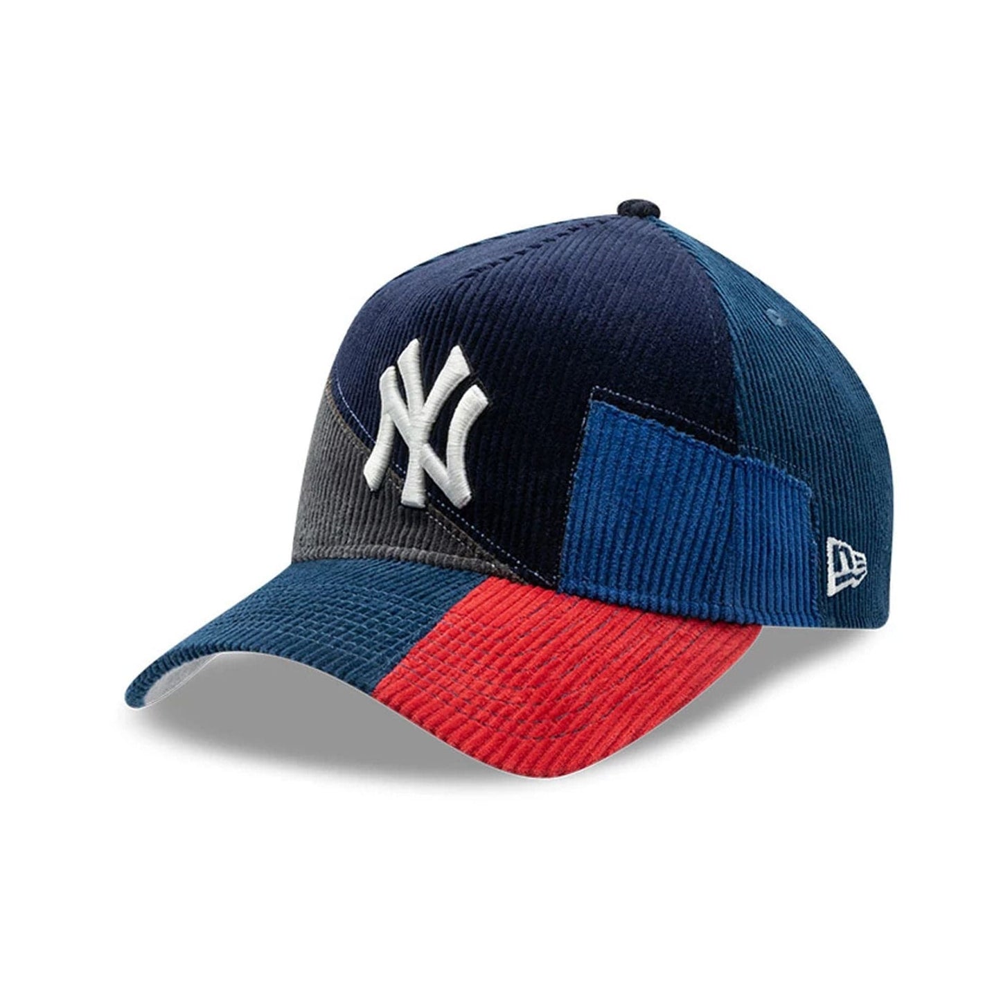 Pictured is this MLB Patchwork New York Yankees 9FORTY A-Frame cap in navy. 4