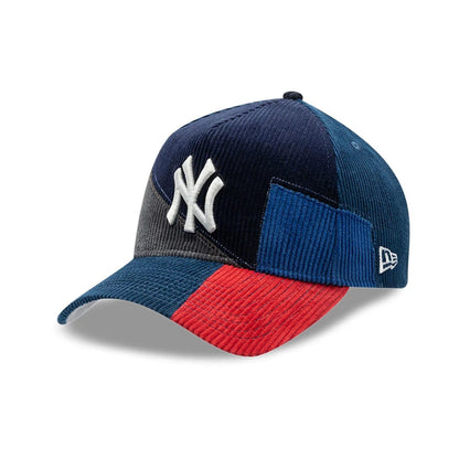Pictured is this MLB Patchwork New York Yankees 9FORTY A-Frame cap in navy. 4