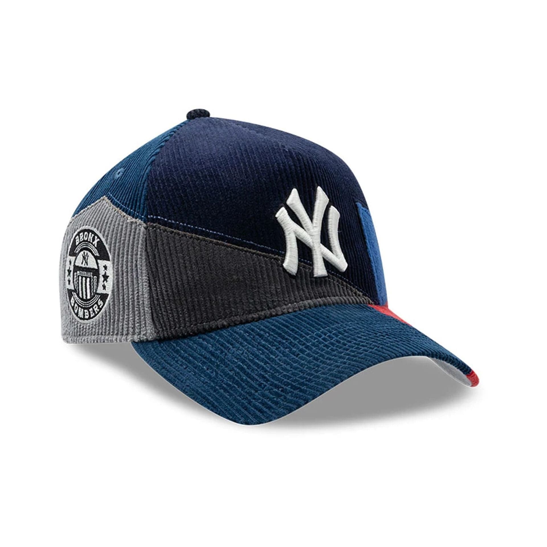 Pictured is this MLB Patchwork New York Yankees 9FORTY A-Frame cap in navy. 1