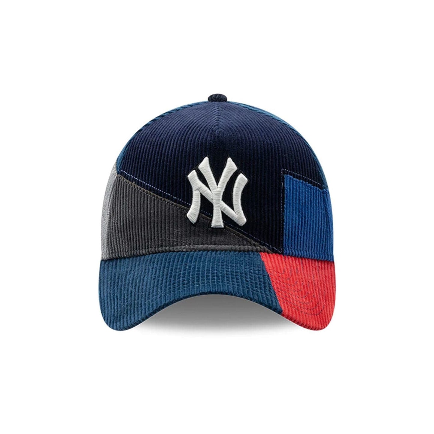 Pictured is this MLB Patchwork New York Yankees 9FORTY A-Frame cap in navy. 3