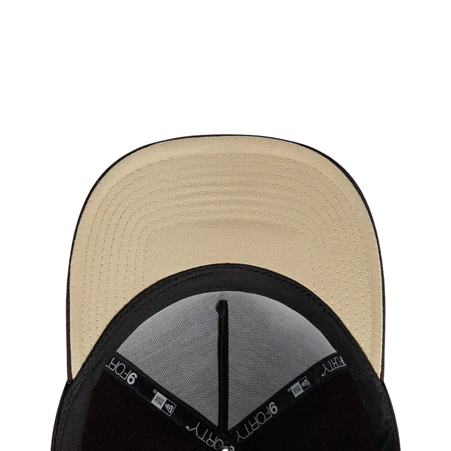 Pictured is this New Era Melton Wool 9FORTY A-Frame cap in Black. 2