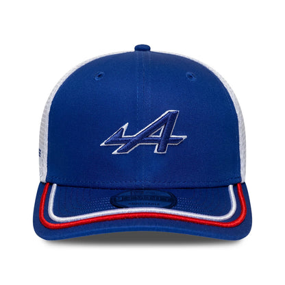 Pictured is this Alpine Racing World Endurance Championship 2025 9SEVENTY Stretch Snap adjustable cap in blue. 2