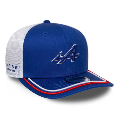 Pictured is this Alpine Racing World Endurance Championship 2025 9SEVENTY Stretch Snap adjustable cap in blue. 1