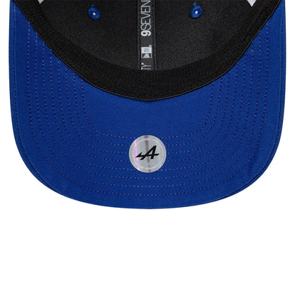 Pictured is this Alpine Racing World Endurance Championship 2025 9SEVENTY Stretch Snap adjustable cap in blue. 7