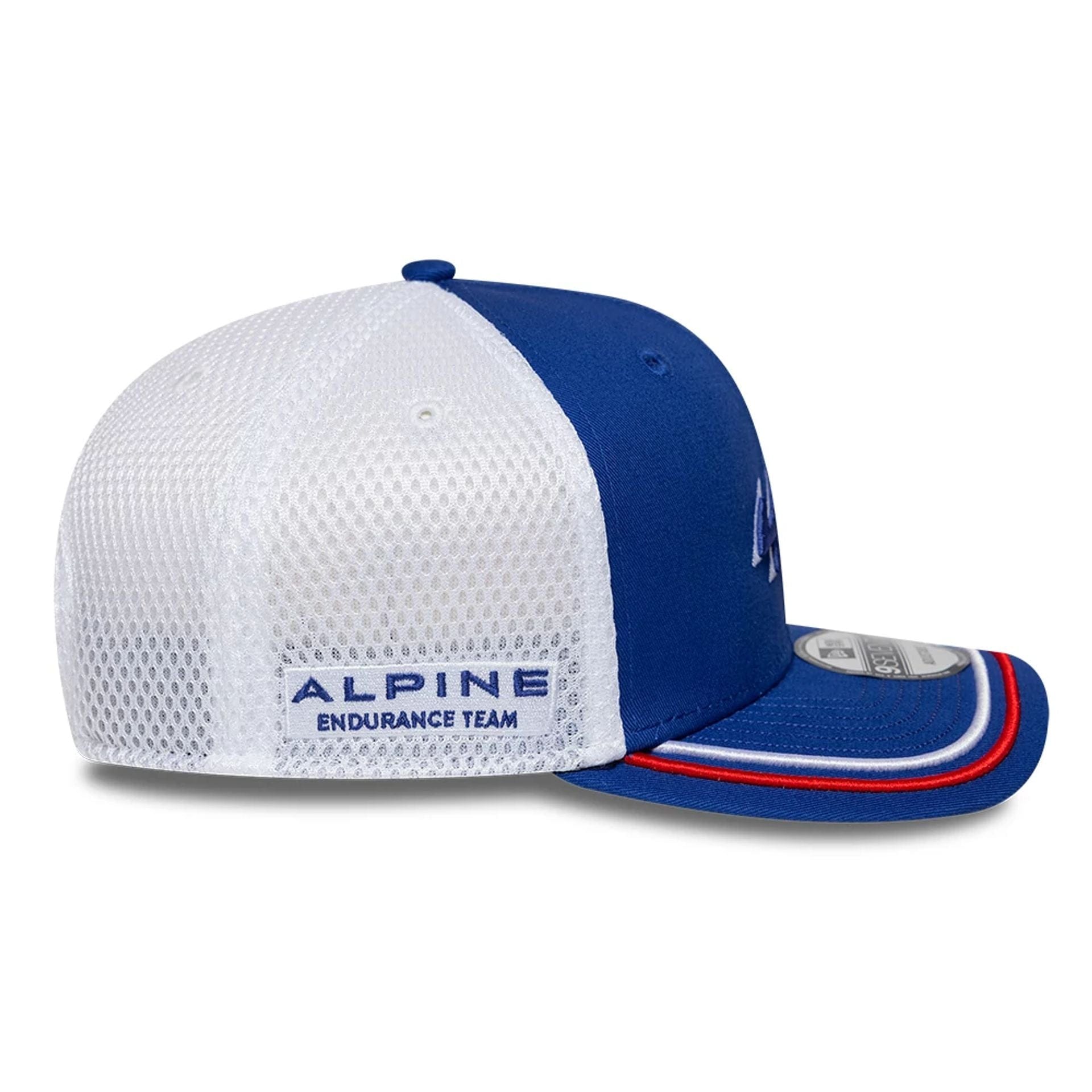 Pictured is this Alpine Racing World Endurance Championship 2025 9SEVENTY Stretch Snap adjustable cap in blue. 4