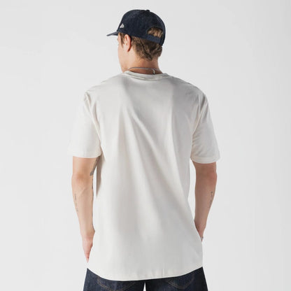 The model is wearing this MLB X Looney Tunes LA Dodgers T-Shirt in Cream. 2