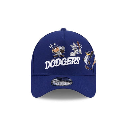 Pictured is this MLB X Looney Tunes LA Dodgers 9FORTY A-Frame Adjustable cap in dark blue. 3