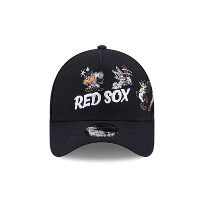 Pictured is this MLB X Looney Tunes Boston Red Sox 9FORTY A-Frame Adjustable cap in navy. 3