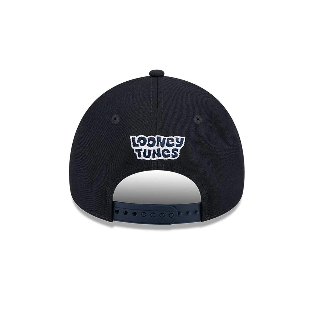Pictured is this MLB X Looney Tunes Boston Red Sox 9FORTY A-Frame Adjustable cap in navy. 5