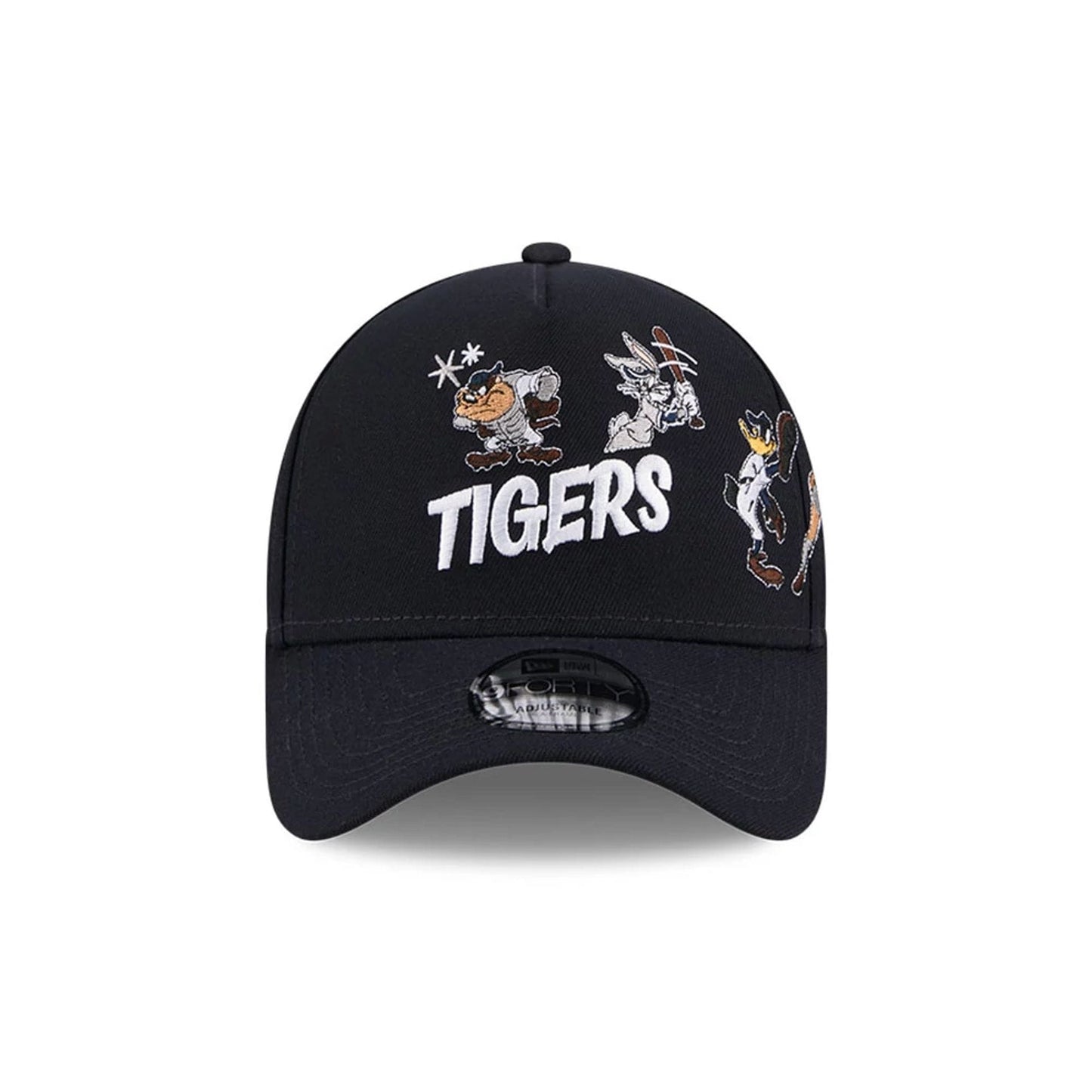Pictured is this MLB X Looney Tunes Detroit Tigers 9FORTY A-Frame Adjustable cap in navy. 3