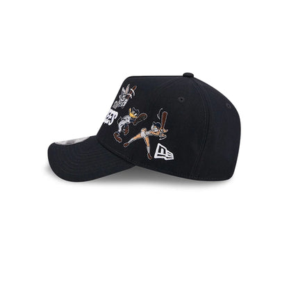 Pictured is this MLB X Looney Tunes New York Yankees 9FORTY A-Frame Adjustable cap in navy. 6