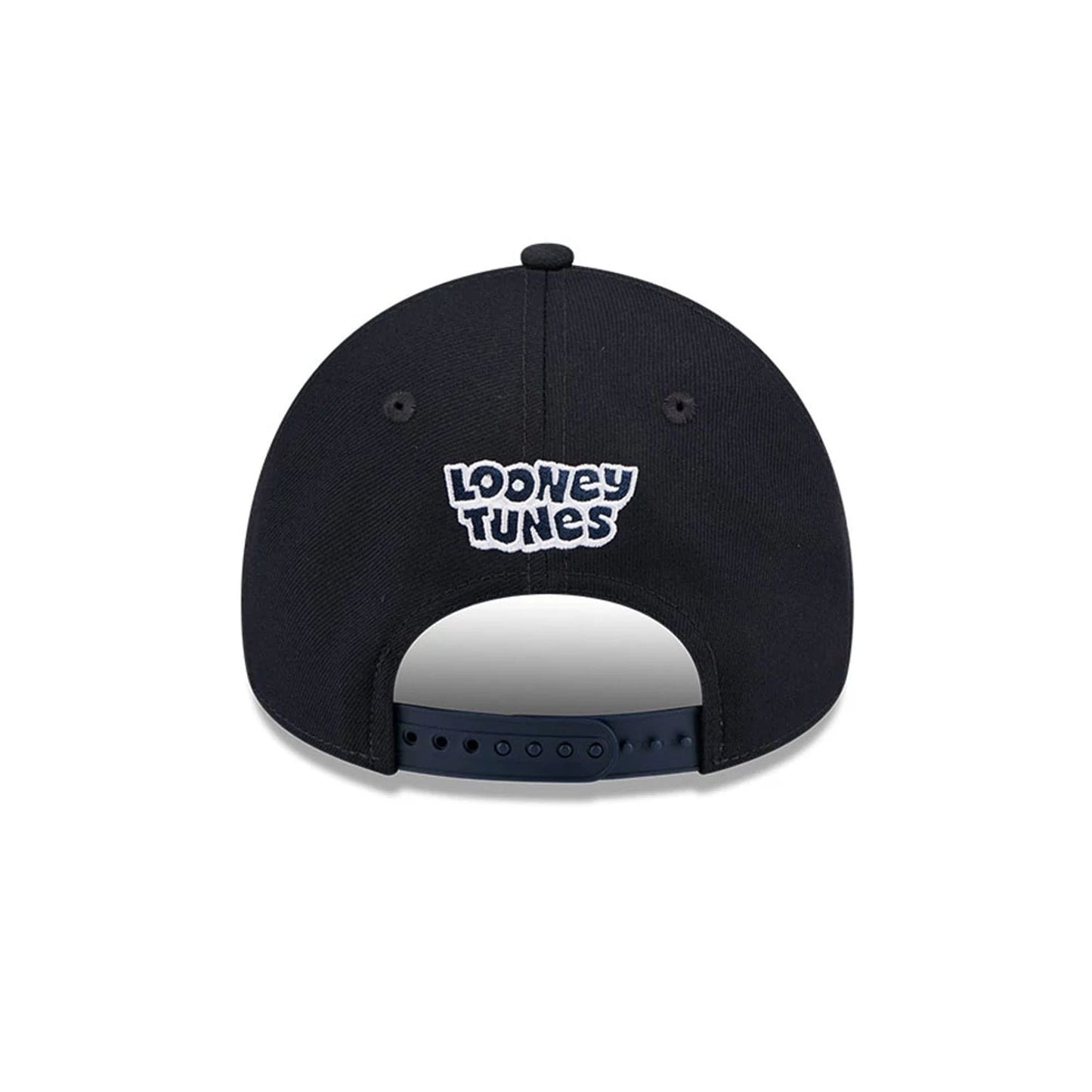 Pictured is this MLB X Looney Tunes New York Yankees 9FORTY A-Frame Adjustable cap in navy. 5