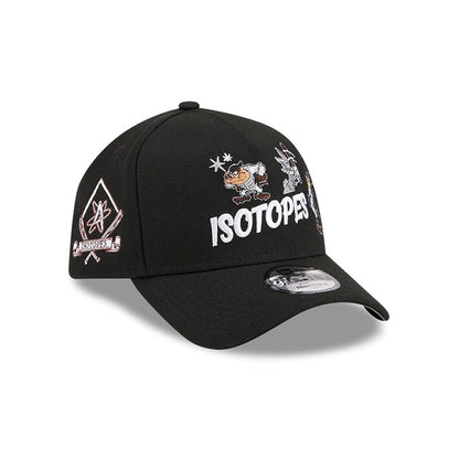 Pictured is this MiLB X Looney Tunes Albuquerque Isotopes 9FORTY A-Frame Adjustable cap in black. 4