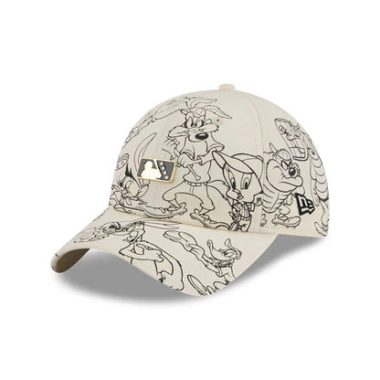 Pictured is this MiLB X Looney Tunes Minor League Logo Casual Classic Adjustable cap in Cream. 1