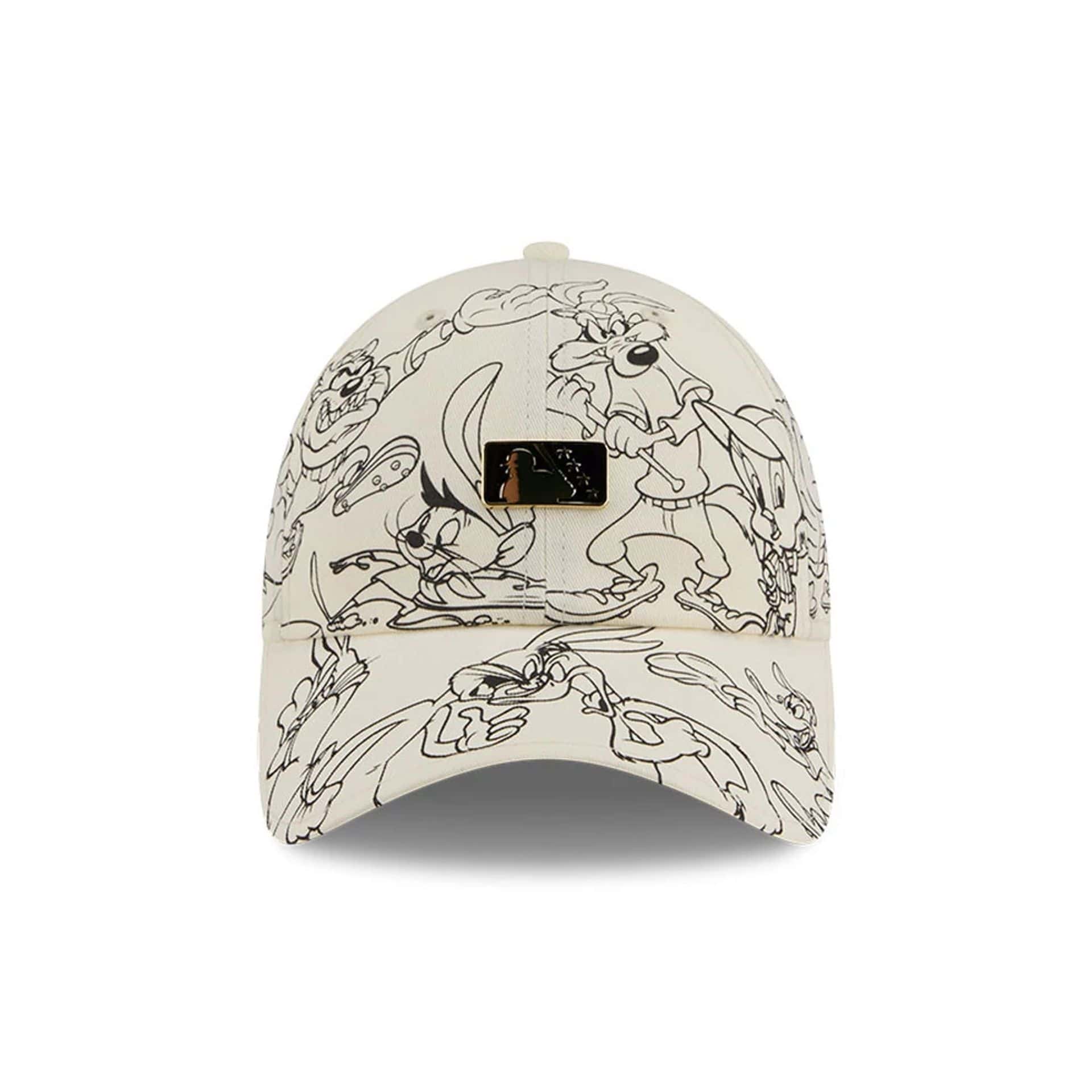 Pictured is this MiLB X Looney Tunes Minor League Logo Casual Classic Adjustable cap in Cream. 3
