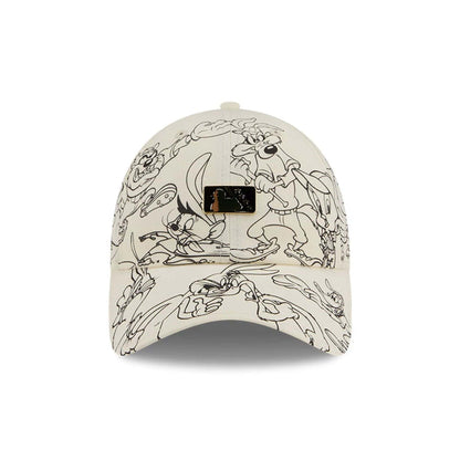 Pictured is this MiLB X Looney Tunes Minor League Logo Casual Classic Adjustable cap in Cream. 3
